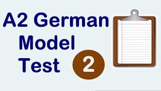 A2 German Model Test - 2 | Desi Learn German | Urdu/Hindi screenshot 5