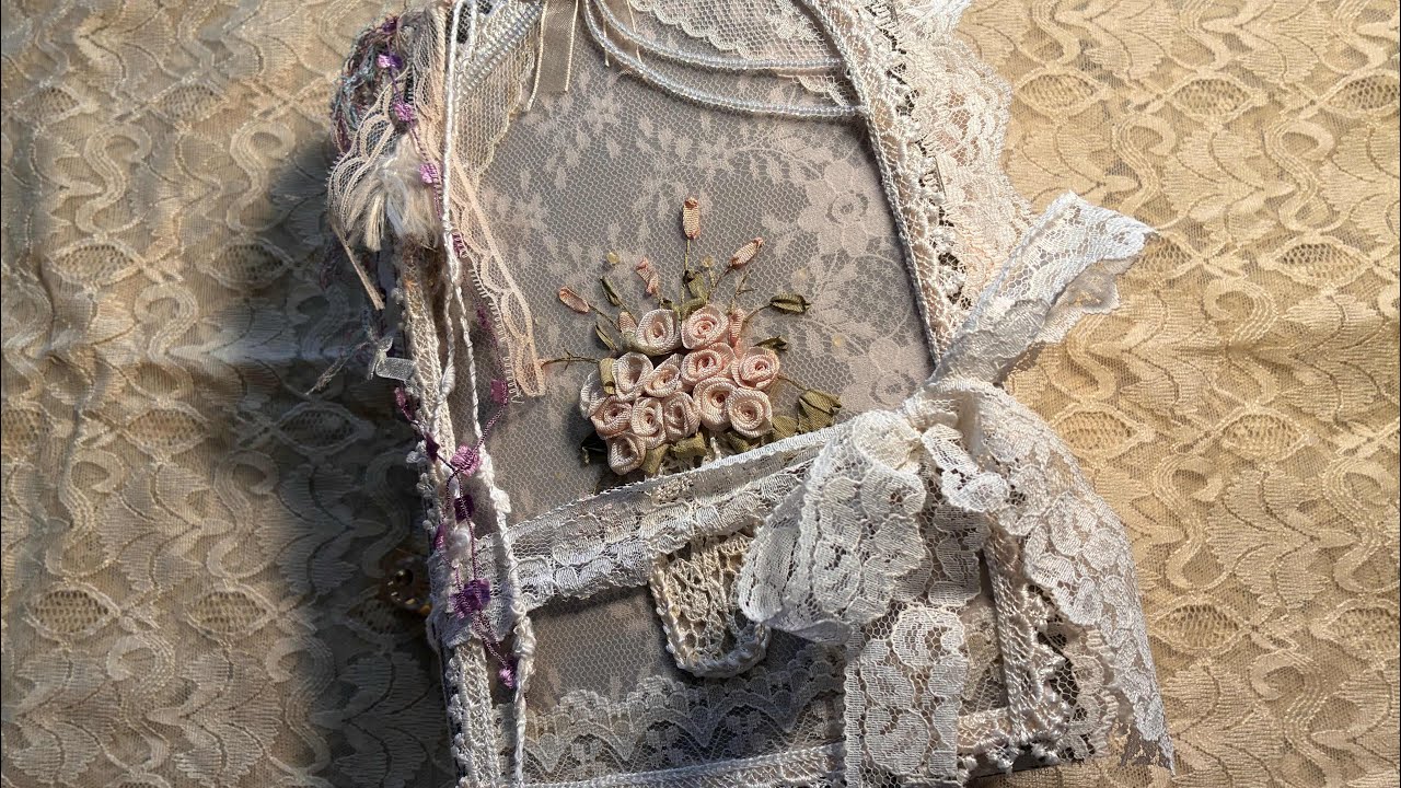 ❤️SOLD❤️ White Lace and Promises - A Writing Journal