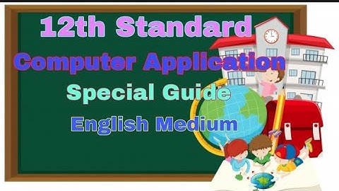 12th Computer application||Special Guide||English medium||MLM Reduced Syllabus-2021