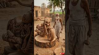 “Ye Bike nahi… MAUT ka Design hai 💀🔥 | Wooden Skull Bike Viral!”
