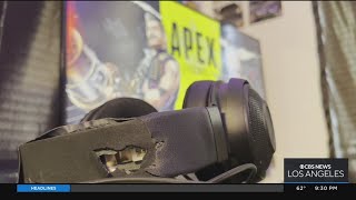 Only On Gamer Saved By Headset When Stray Bullet Flies Through Bedroom Window