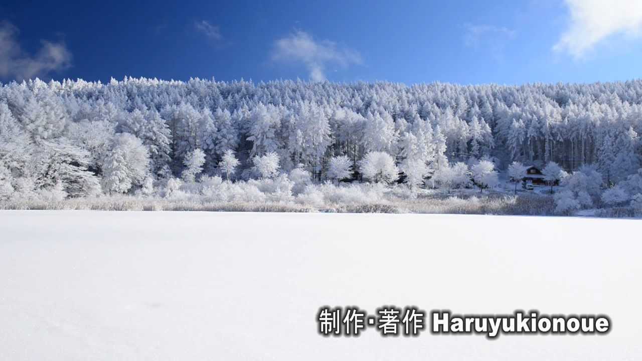 霧氷が輝く冬の聖高原 12 12 19 Youtube