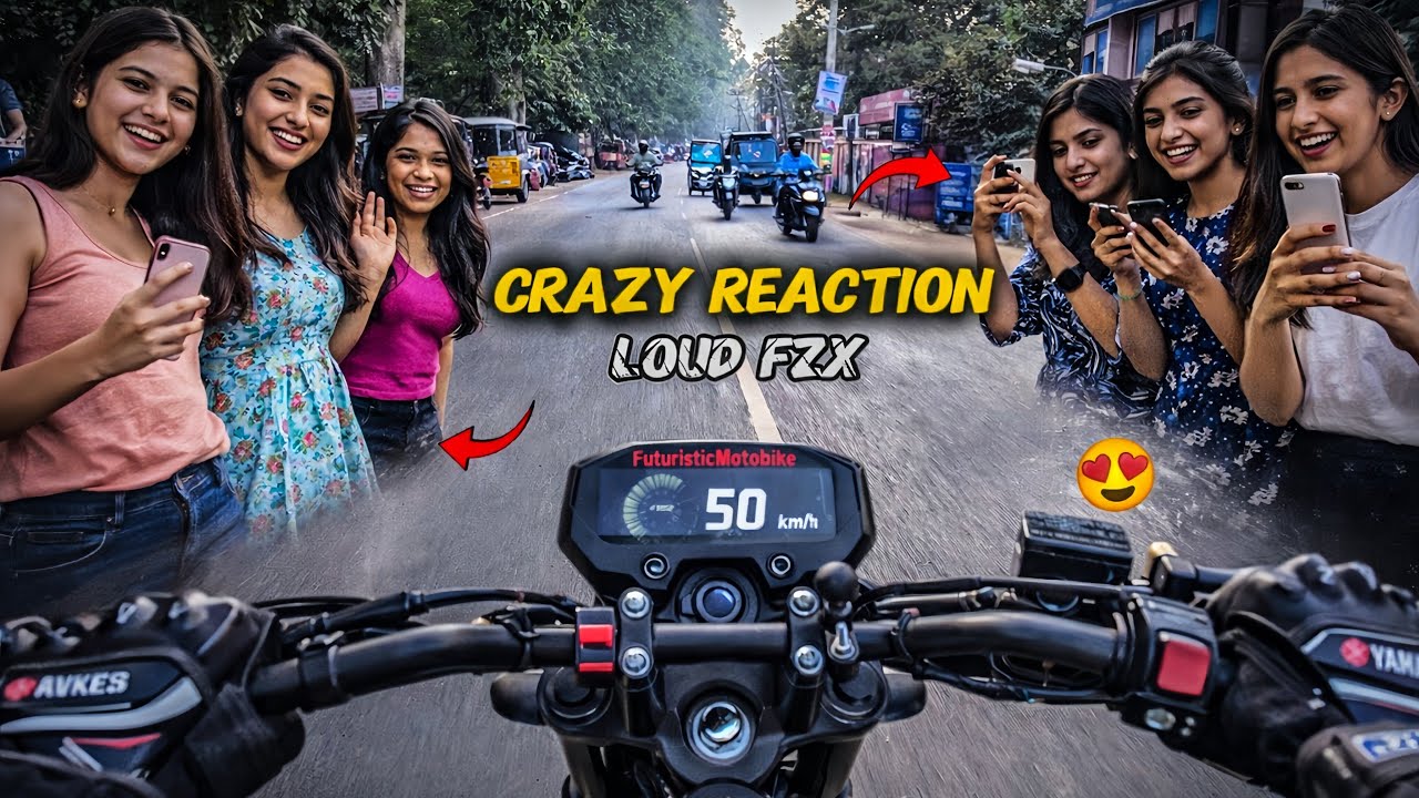 Girls Crazy Reaction on Loud FZX 😱 | Public Shocked!
