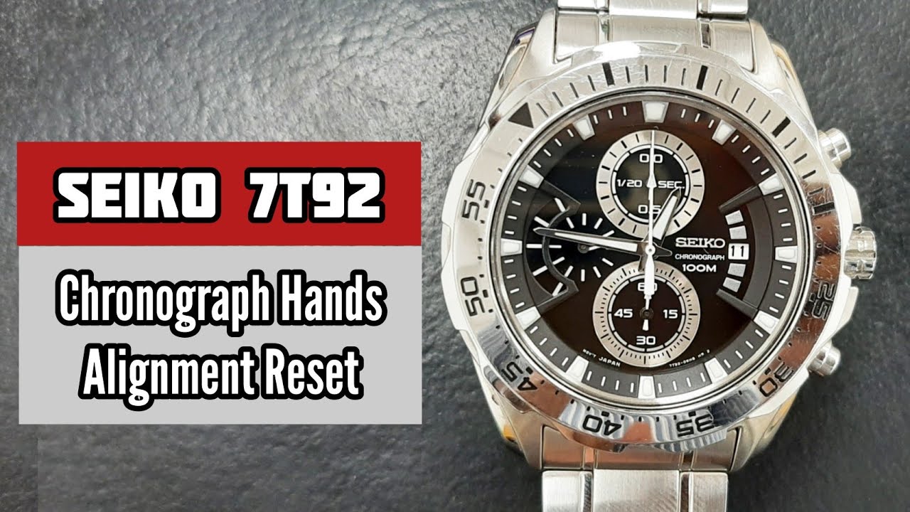 How To Reset Seiko 7T92 Chronograph Watch | SolimBD | Watch Channel - YouTube