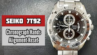 How To Reset Seiko 7T92 Chronograph Watch | SolimBD | Watch Repair Channel