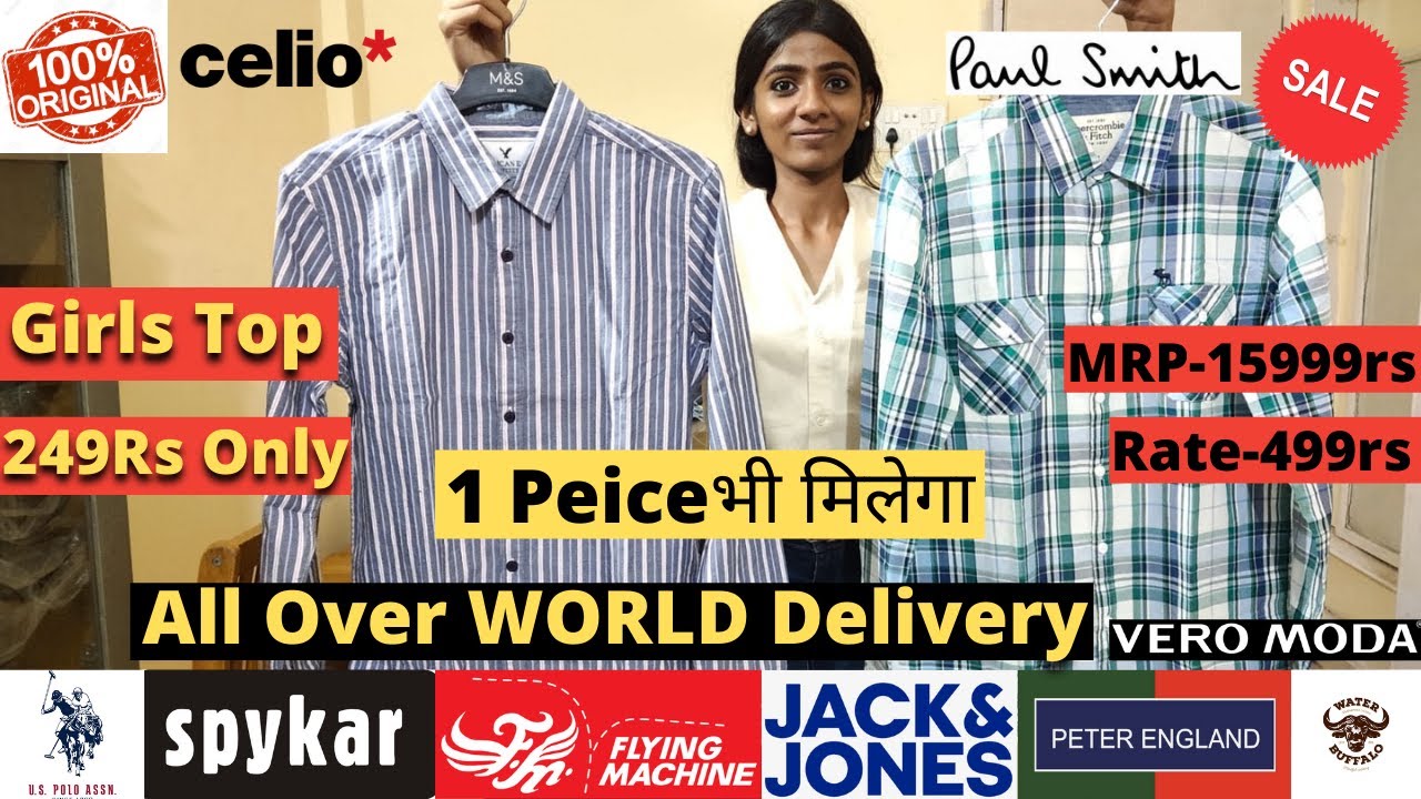 100 ORIGINAL BRANDED CLOTHES IN CHEAP PRICE IN MUMBAI Malad 249rs
