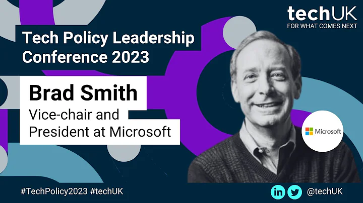 Governing AI: A Blueprint for the Future | Brad Smith, Microsoft | #TechPolicy2023