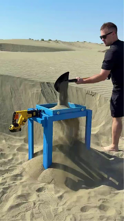 Gold in the Desert — My Sifting Machine Found It! 🏜️💰