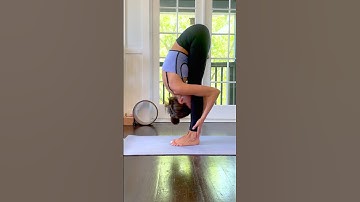 The KEY 🔑 to deeper forward folds ☝️#yoga