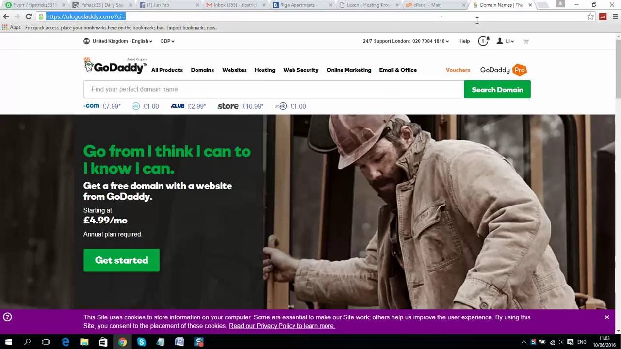 how to change dns server in godaddy