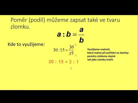 Video: Co je poměr ve statistice?