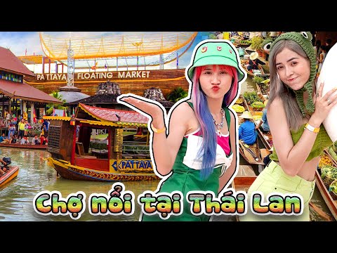 Video Linh Vy Càn Quét Chợ Nổi 4 Miền Thái Lan | Pattaya... - youtube