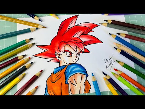 Como Desenhar o Goku [Dragon Ball Super] - (How to Draw Goku) - SLAY  DESENHOS #131 