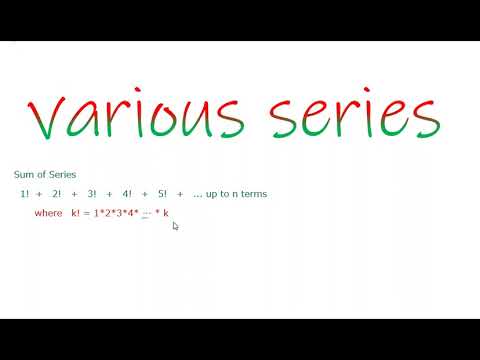 Java Programs on Series - J
