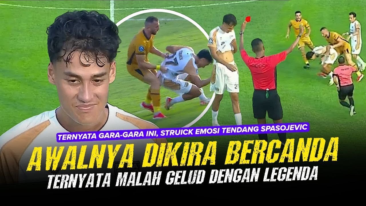 SEMUA TEMENNYA GAK ADA YG NYANGKA!! Detik-detik STRUICK Ngamuk ke Spaso, hingga diusir wasit