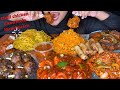 ASMR:FRIEDRICE+NOODLES+CHILLI CHICKEN+CHICKEN LOLLIPOP+MANCHURIAN *BIG BITES* FOOD VIDEOS Spiceasmr