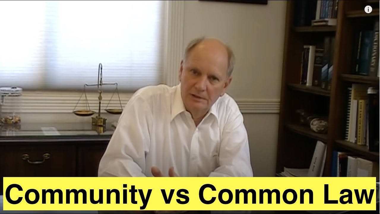 Community vs Common Law Property - YouTube