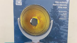 HARBOR FREIGHT OSCILLATING PARABOLIC HEATER