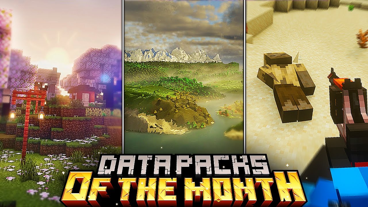 TOP 20 Minecraft Data Packs OF The Month For 1.20 | March 2024 - YouTube