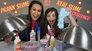 PRANK SLIME vs REAL SLIME CHALLENGE met MEISJEDJAMILA - Bibi