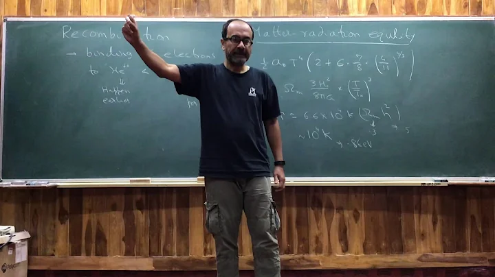 COSMOLOGY : Lecture-12 by Ashoke Sen