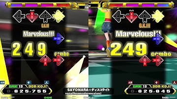 [DDR A3] 判定文字・コンボ数字サイズアップデート前後比較