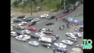 Massive sinkhole swallows car! Infrastructure 911