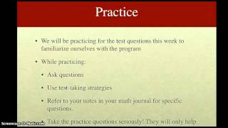 State Testing Tutorial 6 through 8 grades
