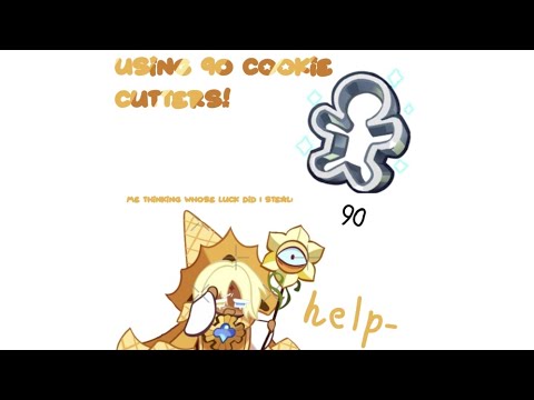Using 90 cookie cutters in crk as a new person! (GUYS WHOSE LUCK DID I ...