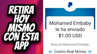 RETIRA HOY MISMO ? LA MEJOR APP PARA GANAR DINERO A PAYPAL SIN REFERIDOS 2022 ? [CASINO REAL MONEY]