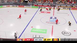 NHL 22 I Россия vs Германия I Сложность "Профессионал"