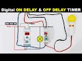 ON Delay OFF Delay Timer Connection & Difference | Tense DRV-10 ON/OFF Timer@Electrical Technician