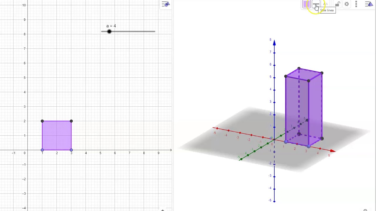 Prisma regolare con GeoGebra