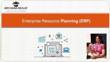 HSC Board IT Commerce Chapter 6 ERP Part -1 -Archana Mulay (timestamps provided in description)