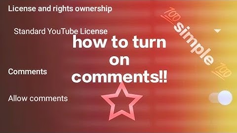 how to ALLOW COMMENTS 💯 ll YouTube studio ll tamil ll jai krishnan ll ❤️