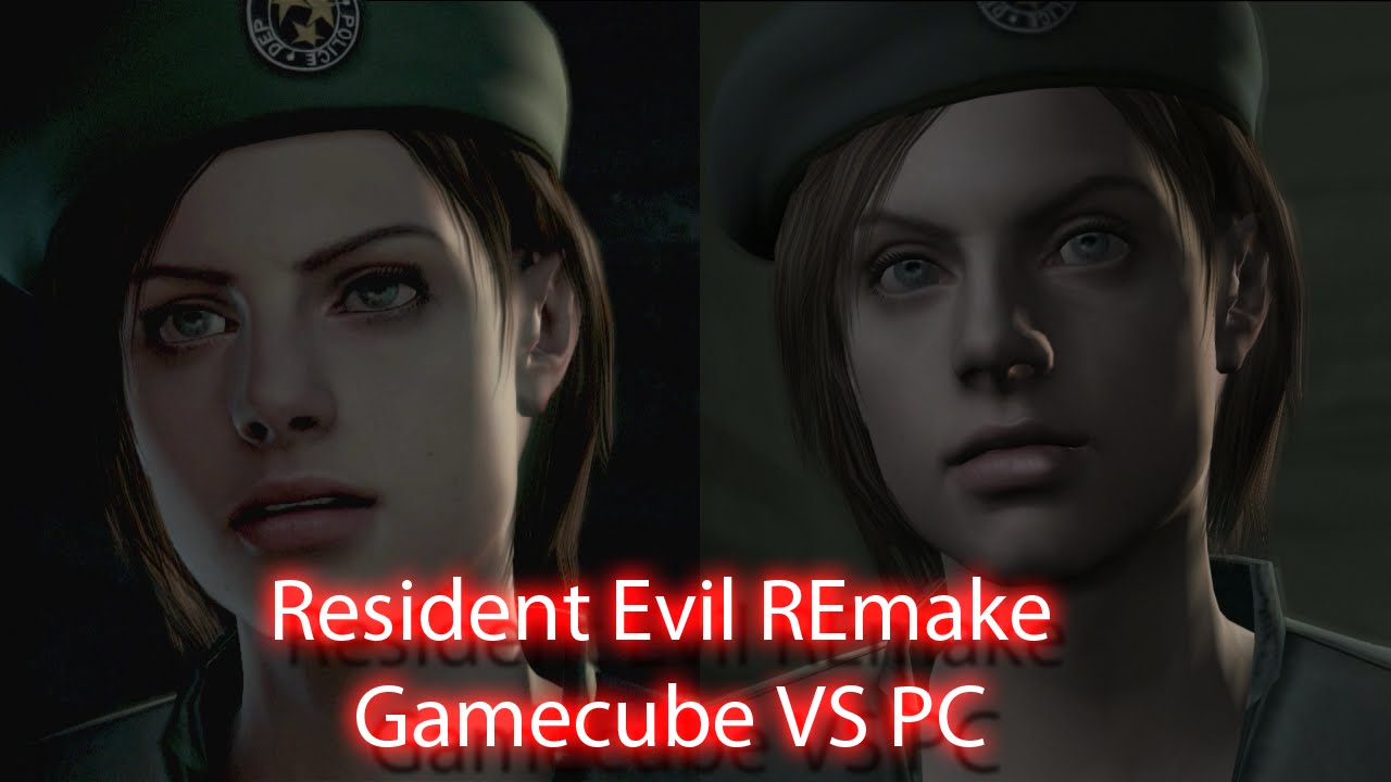 Resident Evil Remake Gamecube Vs Pc Lightning Comparison Youtube