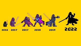 My 6-year quest to make Darth Vader pixel art