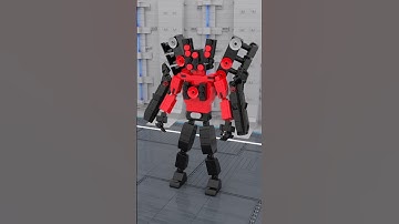 (NOT LEGO) Building Blocks Titan Speakerman Satisfying Speed Build