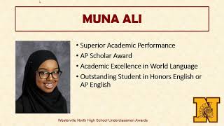 WNHS Fall 2020 Underclassmen Awards