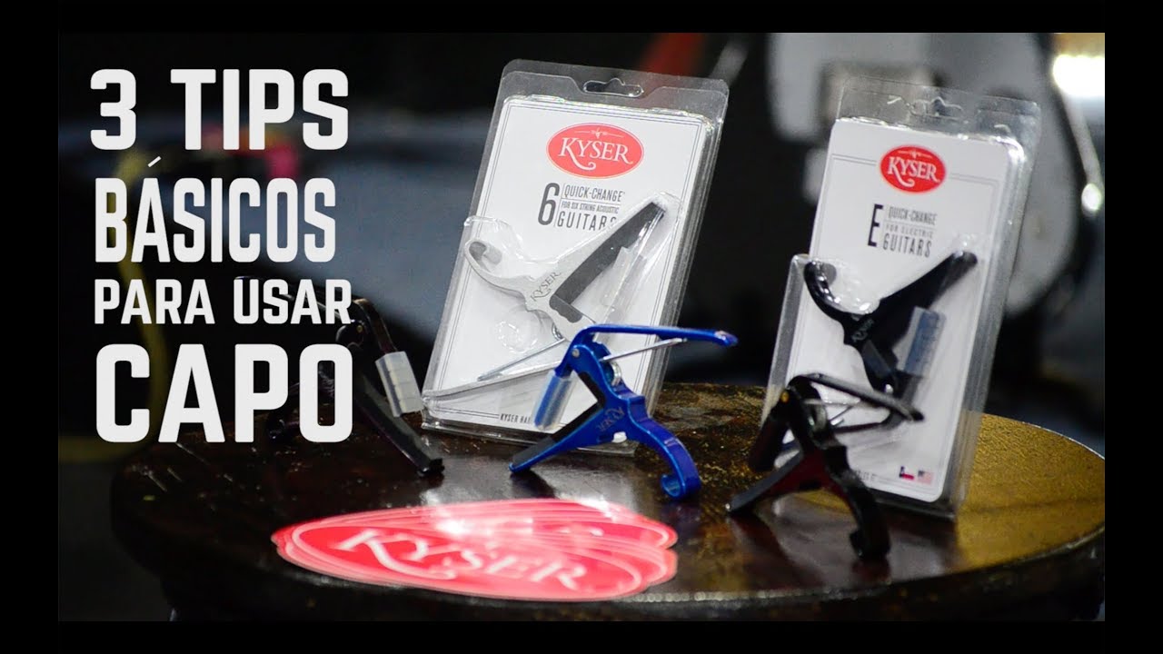 3 TIPS BÁSICOS PARA USAR CAPO