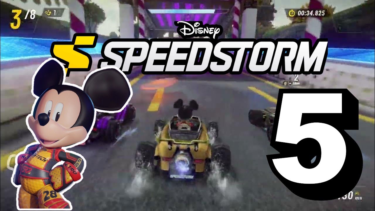 Mickey Mouse Speed Racers Disney Speedstorm - Meet Mickey Mouse - Race 5 - YouTube