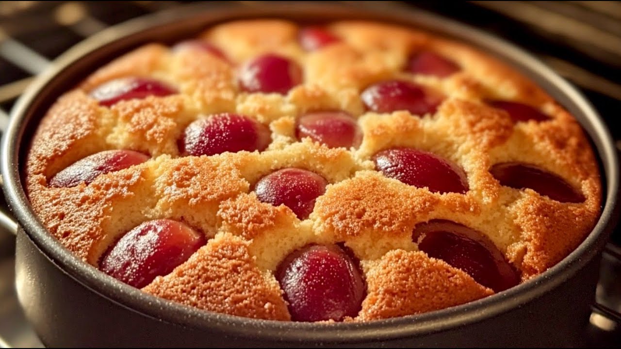 Каждая швейцарская бабушка печёт этот сливовый пирог летом! Такой воздушный и нежный