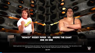 [ 2002 raw cup 2 round ] - rowdy roddy piper vs andre the giant