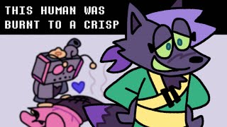 THIS HUMAN WAS BURNT TO A CRISP [UNDERTALE YELLOW - ANIMATION]