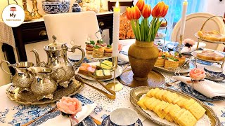 British Afternoon tea with delicious recipes