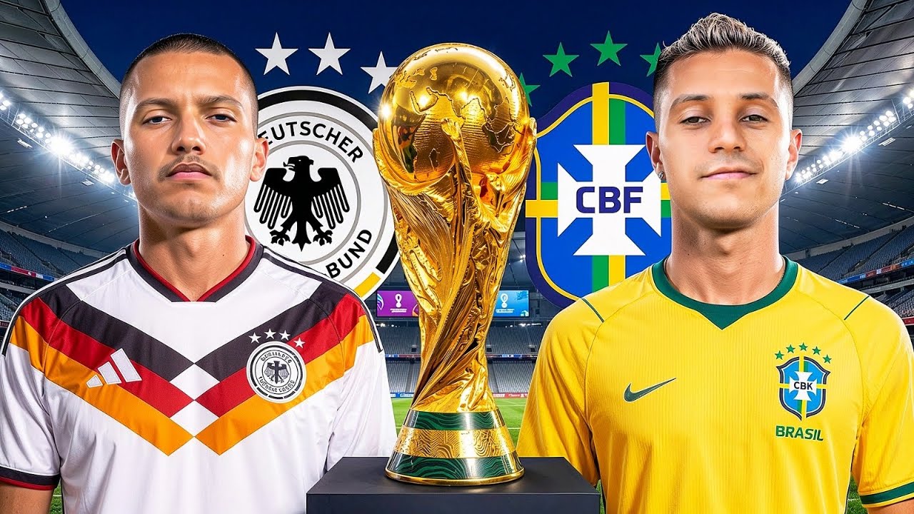 VOLTAMOS NO TEMPO E DESCONTAMOS O 7X1 DO BRASIL E ALEMANHA!