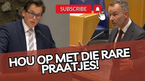 Van Haga is FEL tegen de ChristenUnie! 