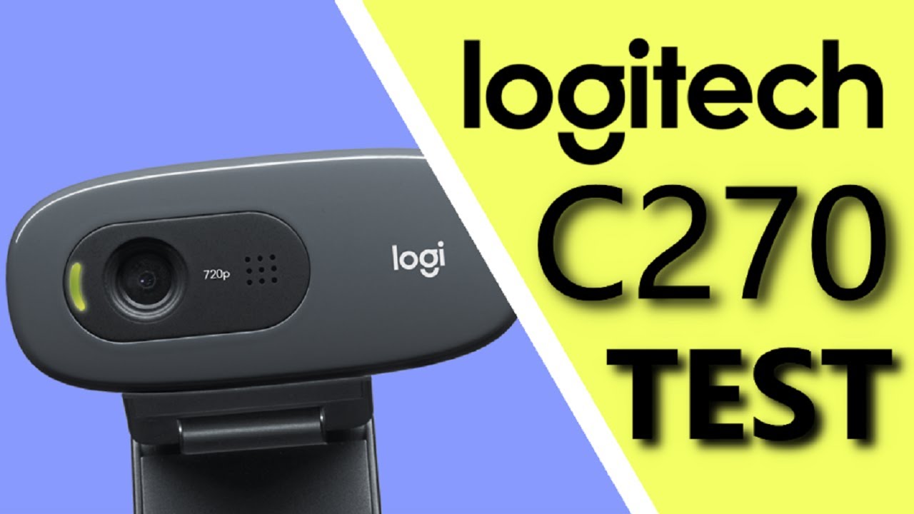 Logitech C270 Webcam Review / Test 