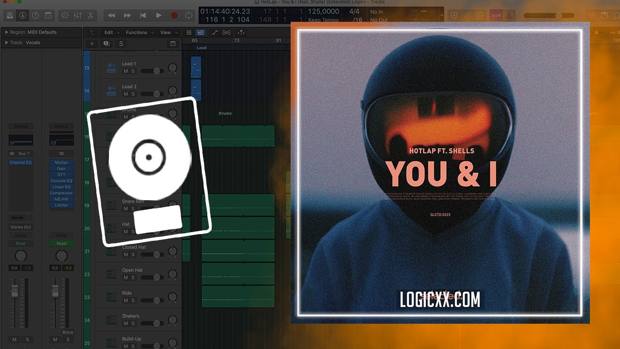 HotLap - You & I (feat. Shells) (Logic Pro Remake)