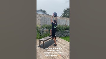 Med Ball Exercise to Develop Rotational Core Strength and First Step Explosiveness 🧨